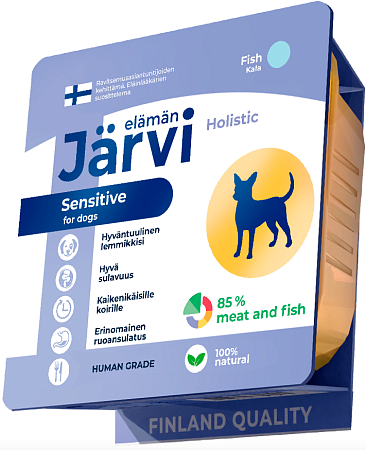 Купить jarvi влажный корм мясной паштет с рыбой для собак всех пород с чувствительным пищеварением (ламистер)
