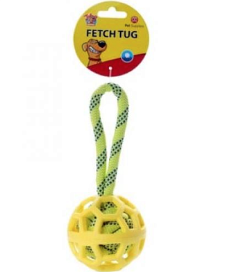 Kitty City ажурный мяч для собак на веревке 