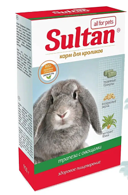 СУЛТАН для кроликов Трапеза с овощами