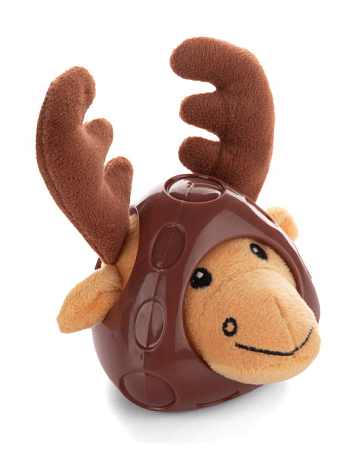 Купить triol игрушка для собак Лось в броне коричневый