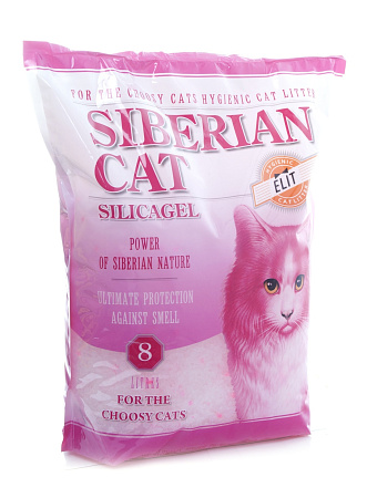 Купить Сибирская кошка силикагелевый наполнитель для привередливых кошек "элитный"