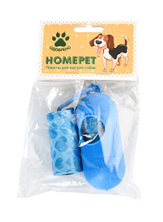 Купить homepet пакеты для выгула собак с держателем