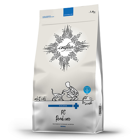 Купить craftia galena  cat renal care сухой корм для взрослых кошек при почечной недостаточности 