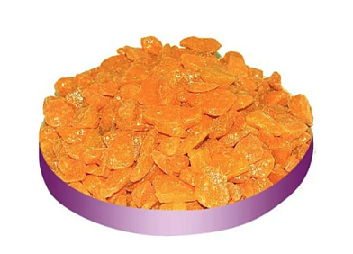 Тритон Грунт натуральный, оранжевый блестящий крупный