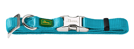 Купить hunter ошейник для собак alu-strong нейлон с металлической застежкой бирюзовый