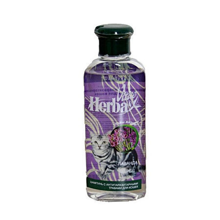 Купить herba vitae антипаразитарный шампунь для кошек