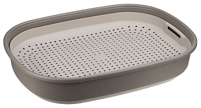 HOMECAT Frost Touch туалет для кошек с сеткой капучино