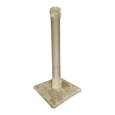 Homecat Люкс когтеточка для кошек столбик мех бежевый