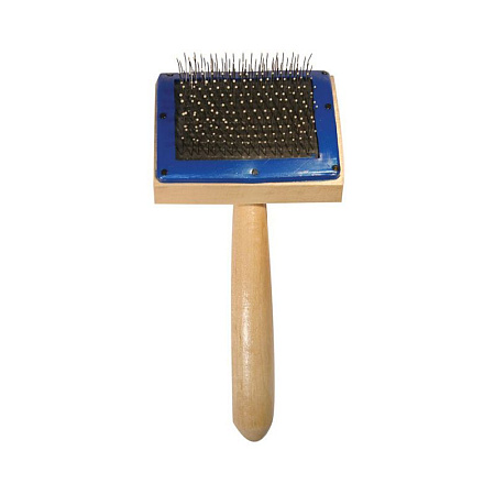 Купить zooexpress пуходерка для собак и кошек деревянная с каплей