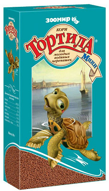 ЗООМИР Тортила Мини корм для молодых водных черепах
