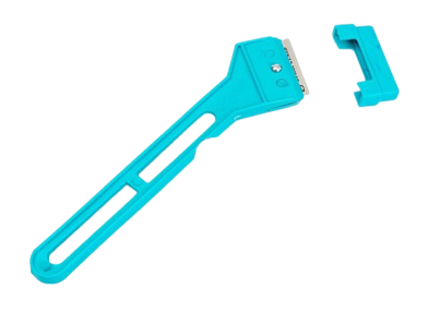 Homefish скребок аквариумный с лезвием бирюзовый