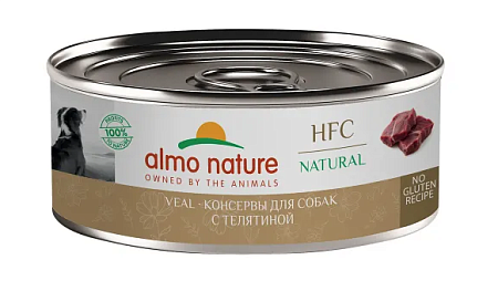 Купить almo nature (hfc, natural, veal) Консервы для собак и щенков с телятиной 