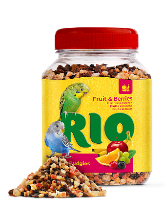 Купить Рио Фруктово-ягодная смесь лакомство для волнистых попугайчиков