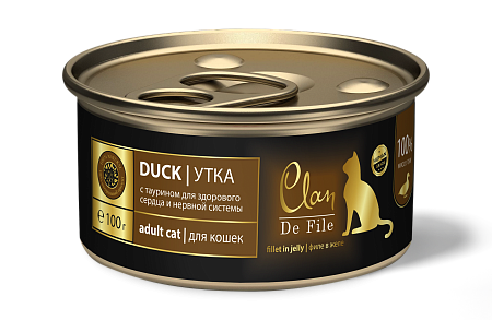 Купить clan de file консервы для кошек (утка)