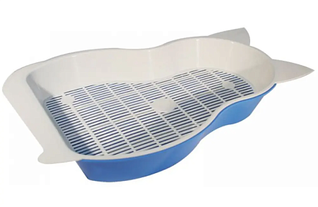 Купить zooexpress туалет для кошек "Кошка" с сеткой