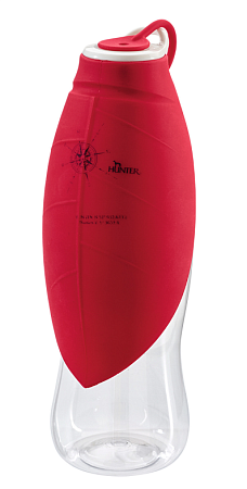 Купить hunter list бутылка пластиковая для воды для собак и кошек, красная