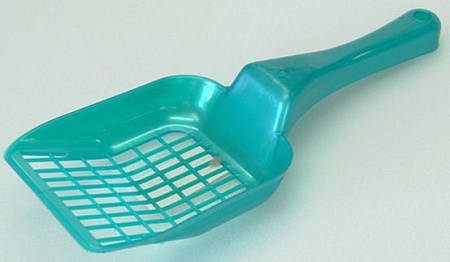 Купить homecat совок для туалета бирюзовый перламутр