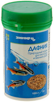 ЗООМИР корм для рыб дафния (баночка)