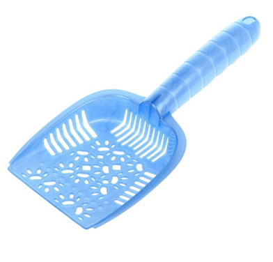 Homecat Atlantis совок для кошачьего туалета голубой перламутр