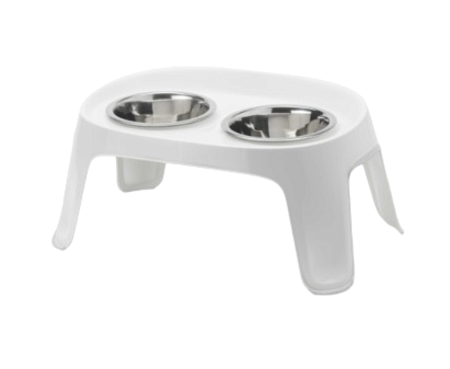 Купить moderna Подставка под миски двойная skybar, миски в комплекте для кошек и собак