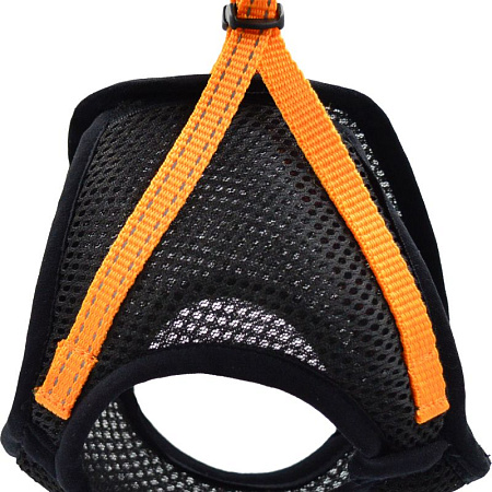 Купить zooexpress fresh line шлейка жилет для собак, апельсиновая