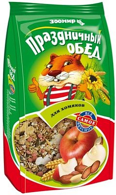 ЗООМИР корм-лакомство для хомяков "Праздничный обед"