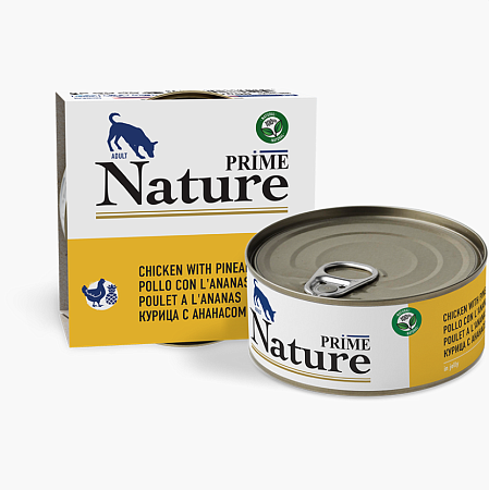 Купить prime nature Консервы для собак курица с ананасом в желе