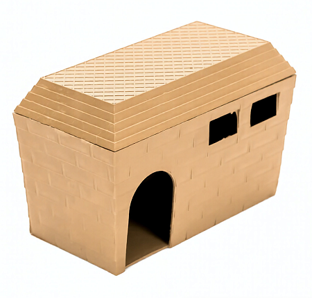 Купить homepet домик для грызунов пластиковый бежевый