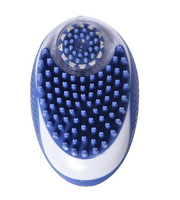 HOMEPET SILVER SERIES щетка массажная для мытья кошек и собак с ёмкостью для шампуня 