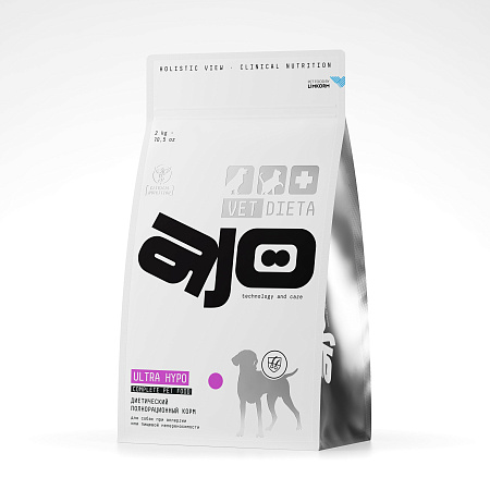 Купить ajo vet dieta ultra hypo Корм сухой для собак при аллергии или пищевой непереносимости
