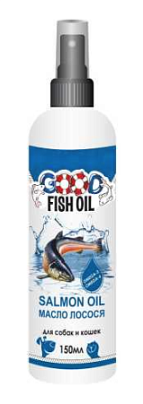 Купить good fish oil масло лосося для кошек и собак