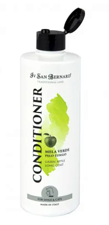Купить iv san bernard traditional line green apple кондиционер для длинной шерсти для собак и кошек