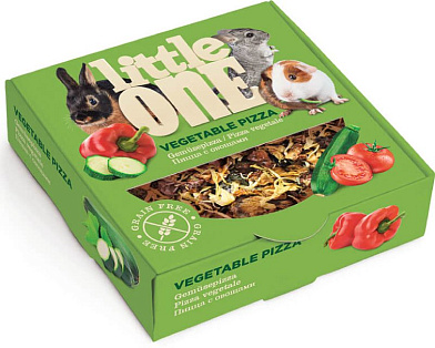 Little One лакомство для грызунов Пицца с овощами шоу-бокс