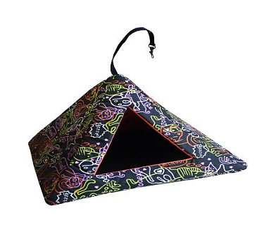 ZOOexpress домик пирамидка для хорьков, поплин