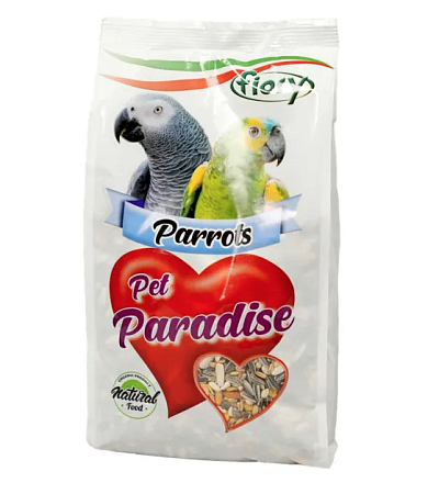 Купить fiory pet paradise комплексный основной сухой корм для крупных попугаев