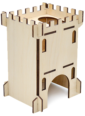 ZOOexpress домик для грызунов из фанеры Замок, большой