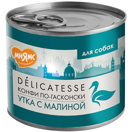 Купить Мнямс консервы для собак всех пород "Конфи по-гасконски" (утка с малиной)