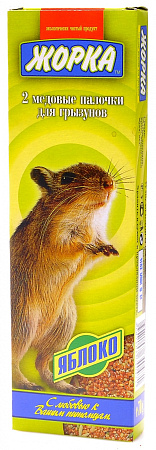 Купить Жорка лакомство палочки для грызунов с яблоками