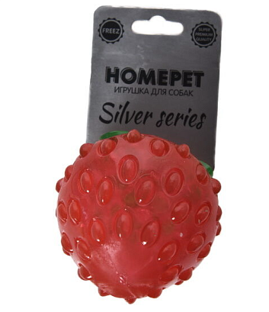 Купить homepet silver series клубника игрушка для собак охлаждающая