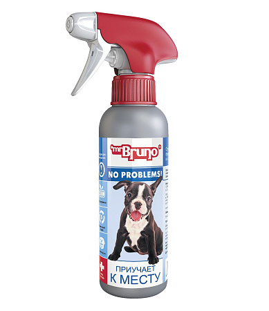 Купить mr.bruno спрей для собак и кошек no problems приучает к месту