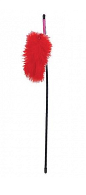 TRIOL игрушка для кошек Дразнилка кисточка красная