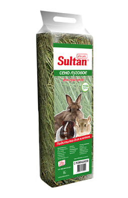Султан Сено для грызунов луговое с ромашкой