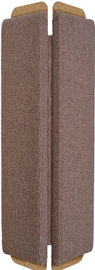 Зверье Мое Когтеточка для кошек  угловая с пропиткой средняя ковролин