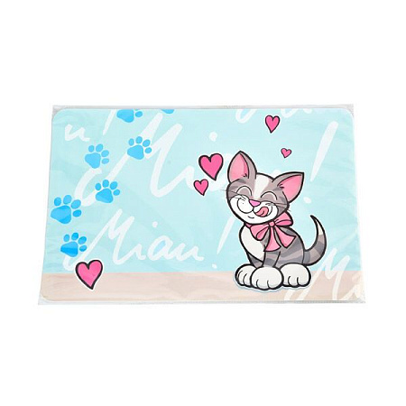 Купить homepet kitty sweetie коврик под миску