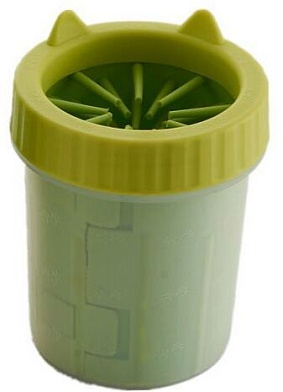 Homepet TPR лапомойка для собак желтая