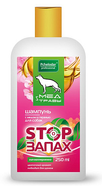 Pchelodar Шампунь гигиенический для собак с медом и геранью