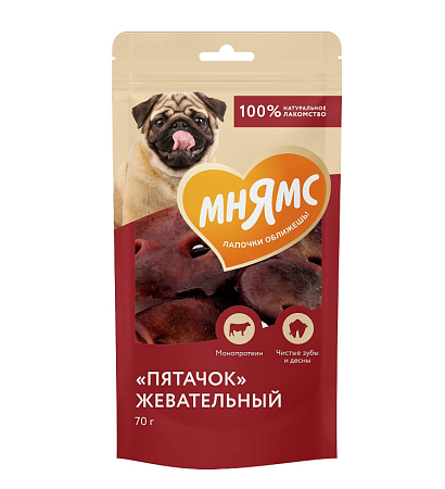 Купить Мнямс На каждый день лакомство для собак Пятачок жевательный