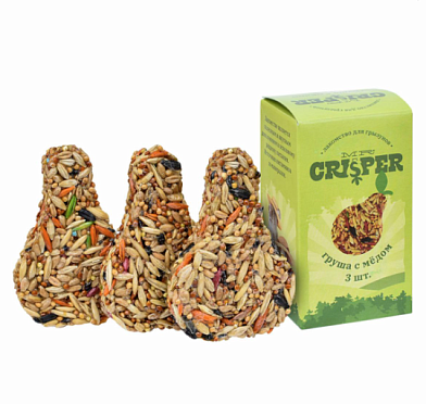 MR.Crisper Лакомство для грызунов "Груша" с овощами