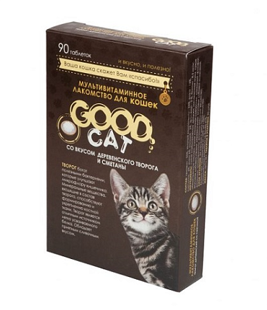 Купить good cat Мультивитаминное лакомcтво для кошек со вкусом творога и сметаны