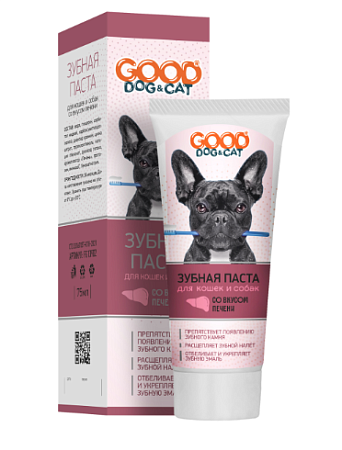 Купить good dog&cat Зубная паста для Кошек и Собак со вкусом печени		